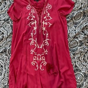 Lulus Embroidered Dress
